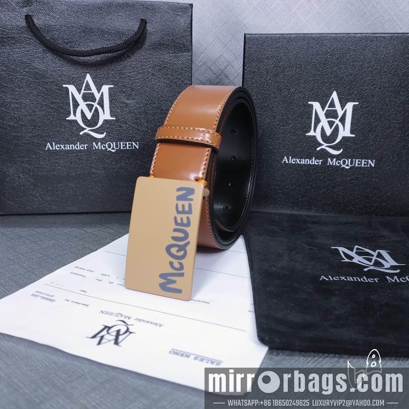 Replica McQueen belt 38mmX80-125cm lb071803