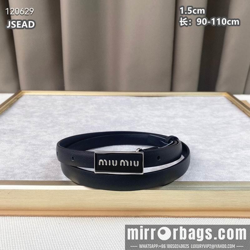 Replica Miumiu belt 15mmX90-110cm 8L072001
