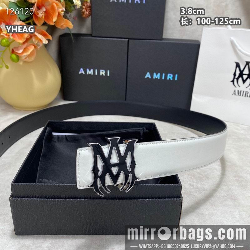 Replica Amiri belt 38mmX100-125cm 8L14