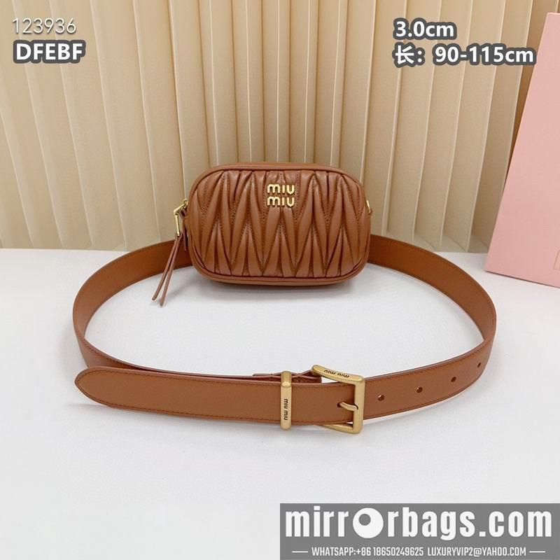 Replica Miumiu belt 30mmX90-115cm 8L03