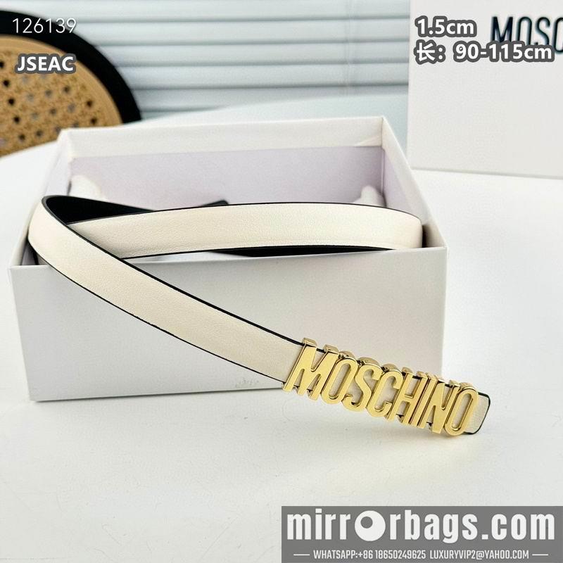Replica Moschino belt 15mmX90-115cm 8L01