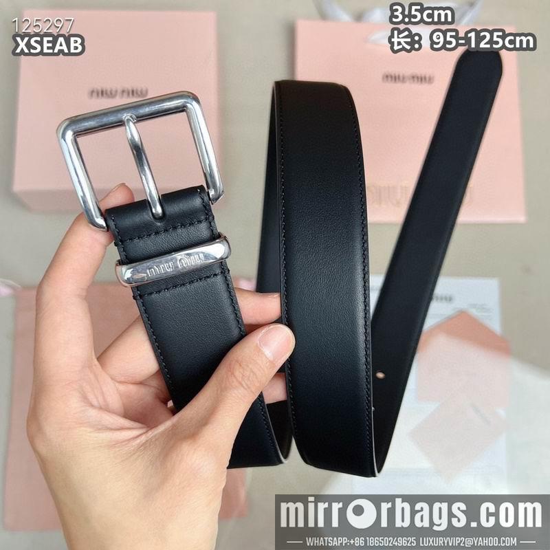 Replica Miumiu belt 35mmX95-125cm 8L05
