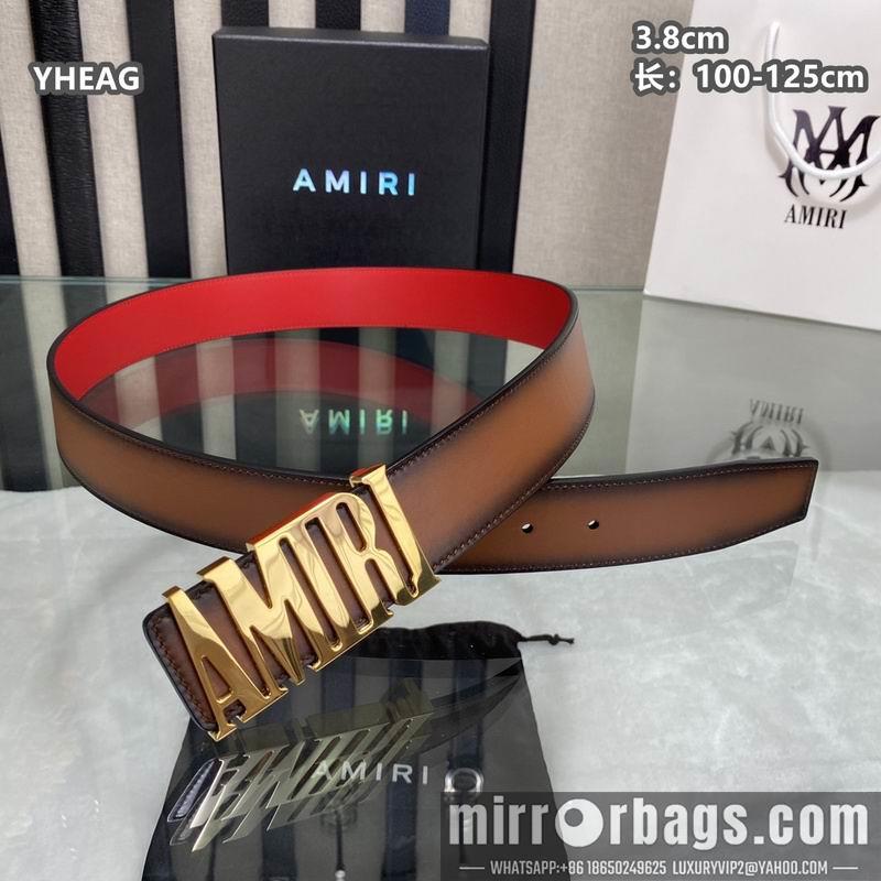 Replica Amiri belt 38mmX100-125cm 8L23