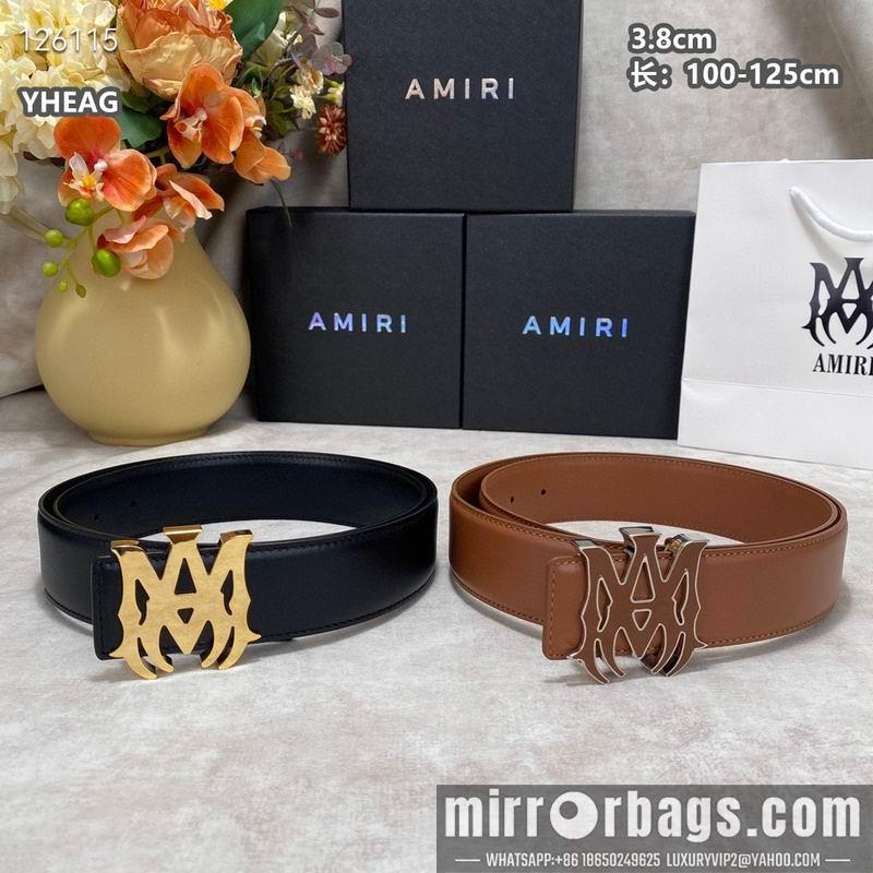 Replica Amiri belt 38mmX100-125cm 8L09