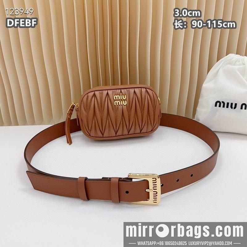 Replica Miumiu belt 30mmX90-115cm 8L01