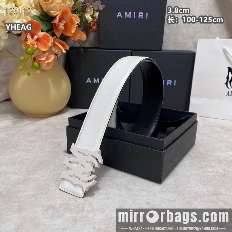 Replica Amiri belt 38mmX100-125cm 8L06