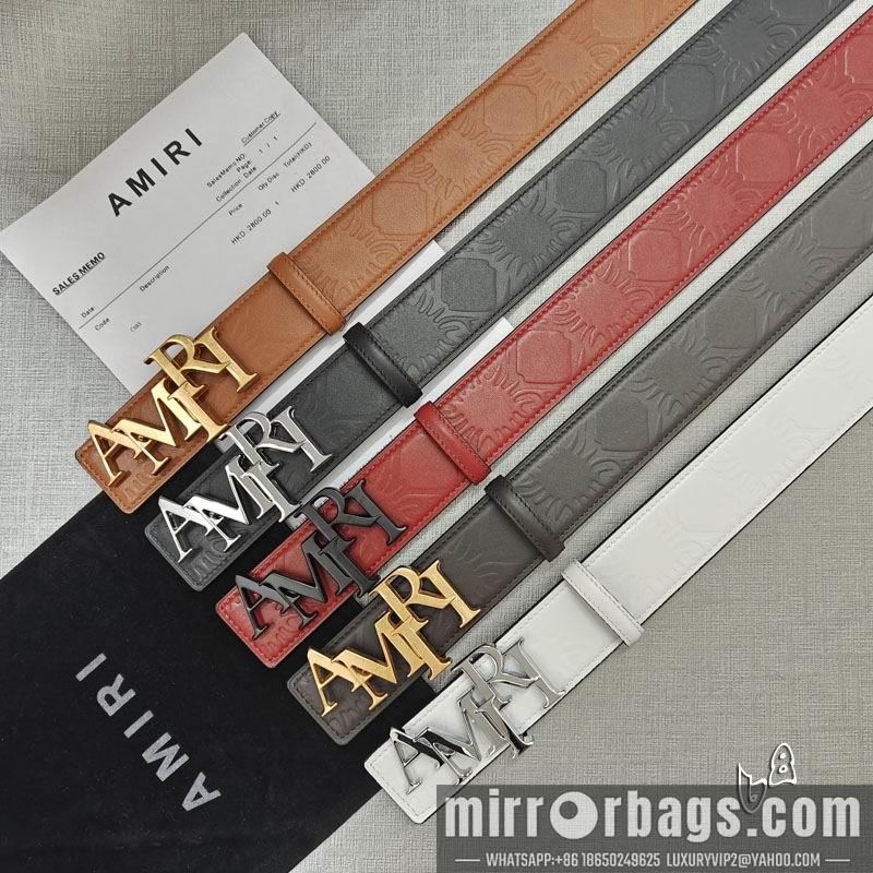 Replica Amiri belt 38mmX90-125cm lb03