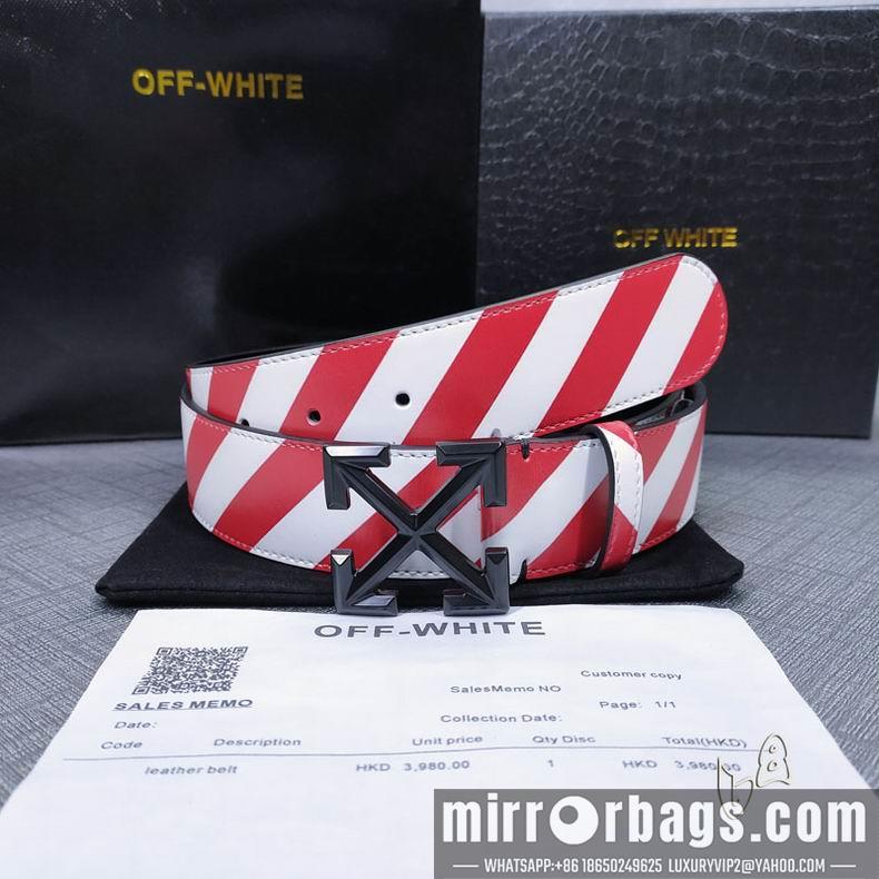 Replica Off White belt 38mmX80-125cm lb082802
