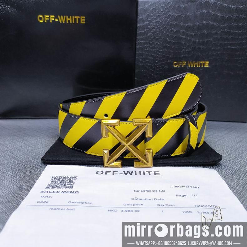 Replica Off White belt 38mmX80-125cm lb082802