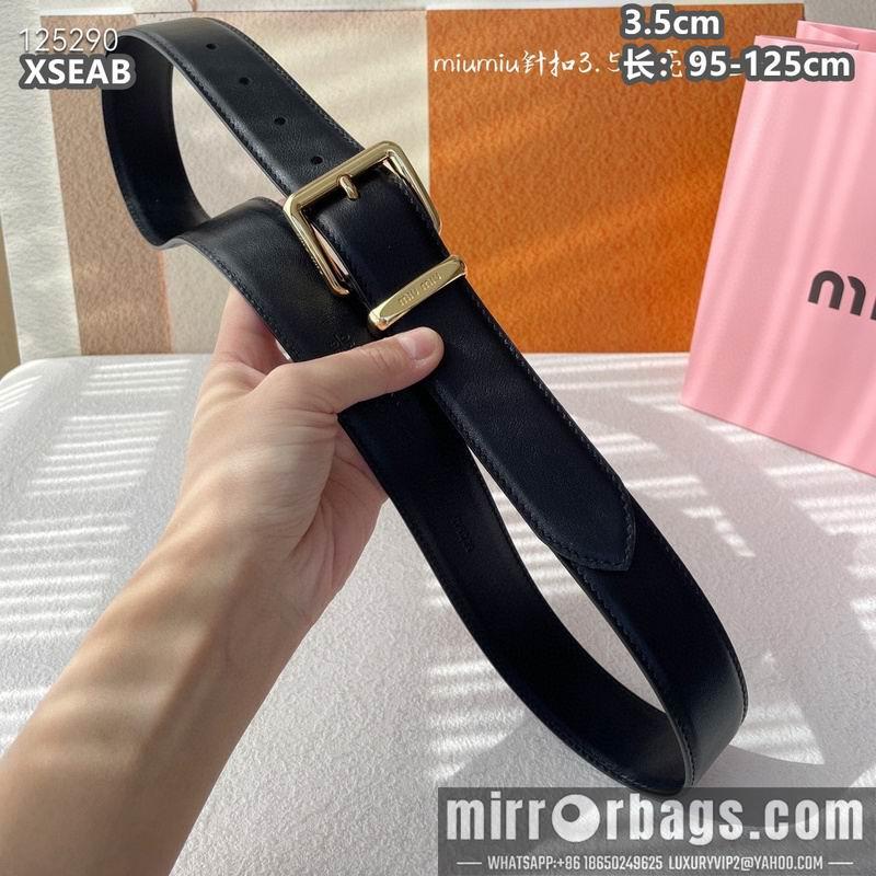 Replica Miumiu belt 35mmX95-125cm 8L05