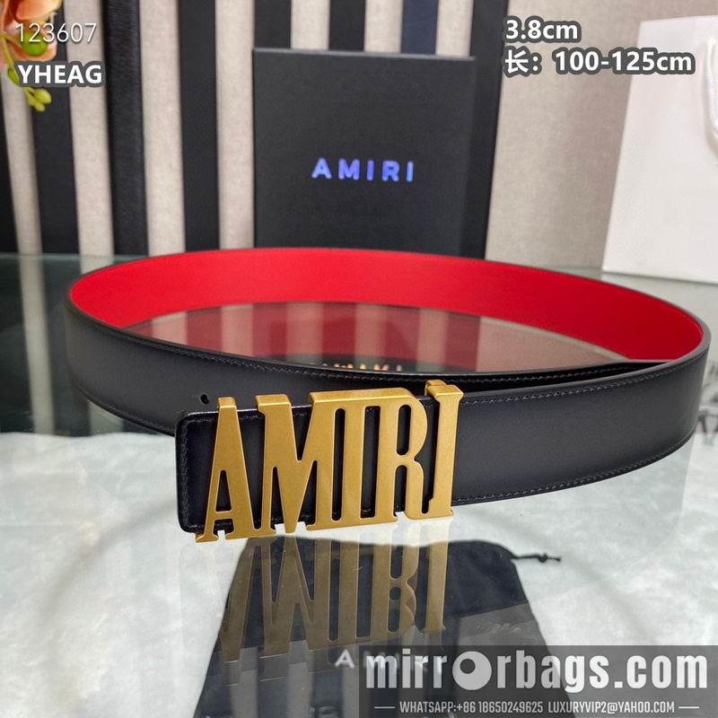 Replica Amiri belt 38mmX100-125cm 8L01