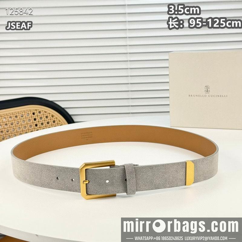 Replica Brunello Cucinelli belt 35mmX95-125cm 8L06