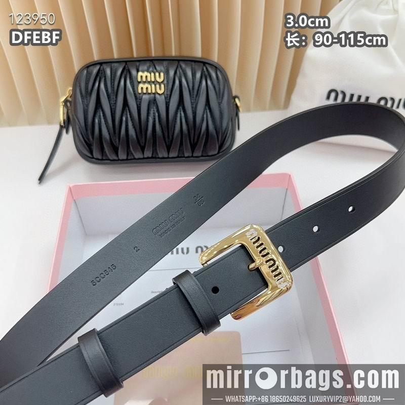 Replica Miumiu belt 30mmX90-115cm 8L01
