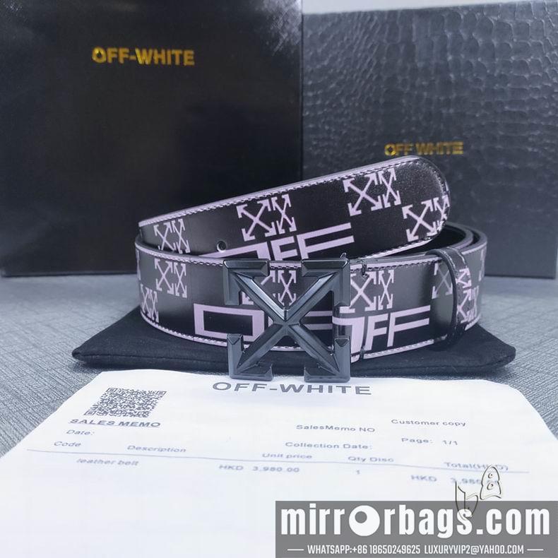 Replica Off White belt 38mmX80-125cm lb082801