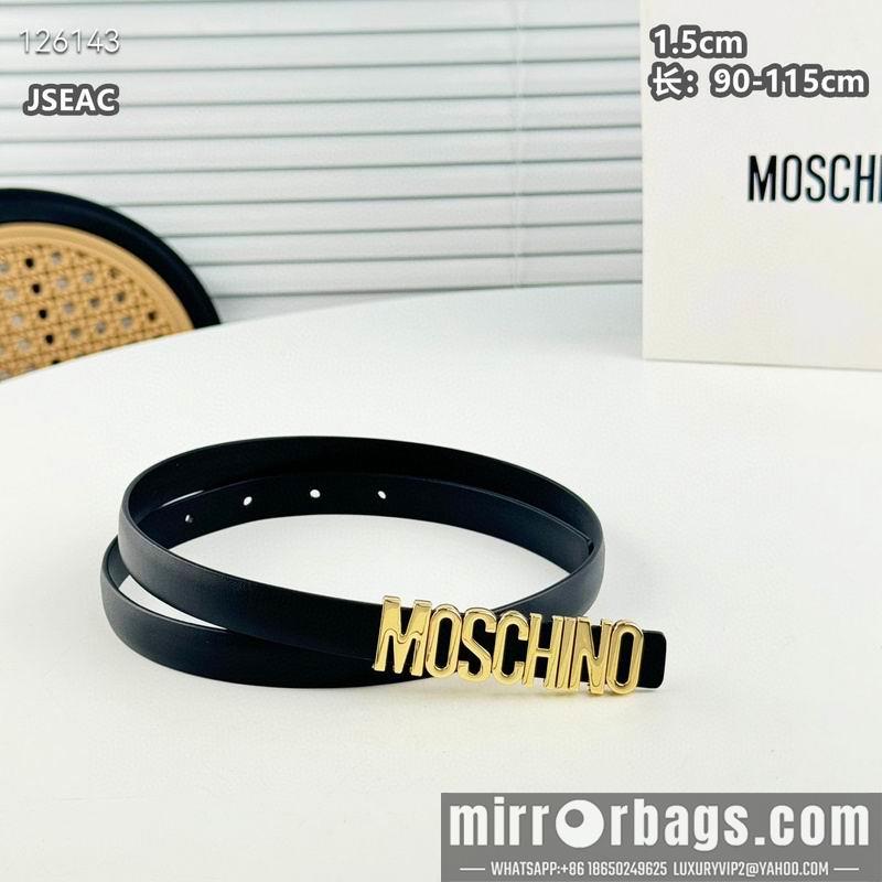 Replica Moschino belt 15mmX90-115cm 8L01