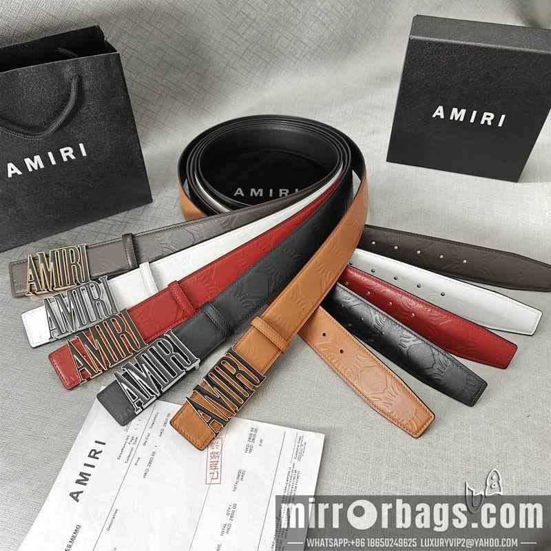 Replica Amiri belt 38mmX90-125cm lb02