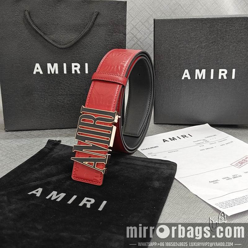 Replica Amiri belt 38mmX90-125cm lb02