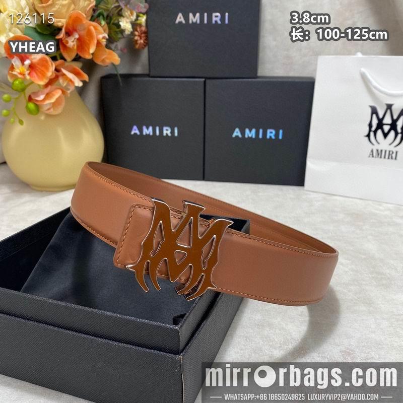 Replica Amiri belt 38mmX100-125cm 8L09