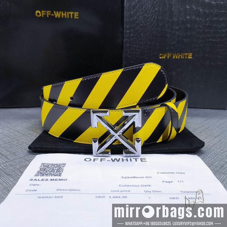 Replica Off White belt 38mmX80-125cm lb082802