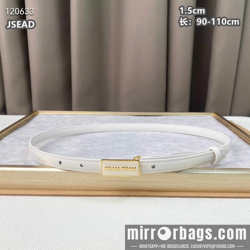 Replica Miumiu belt 15mmX90-110cm 8L072001