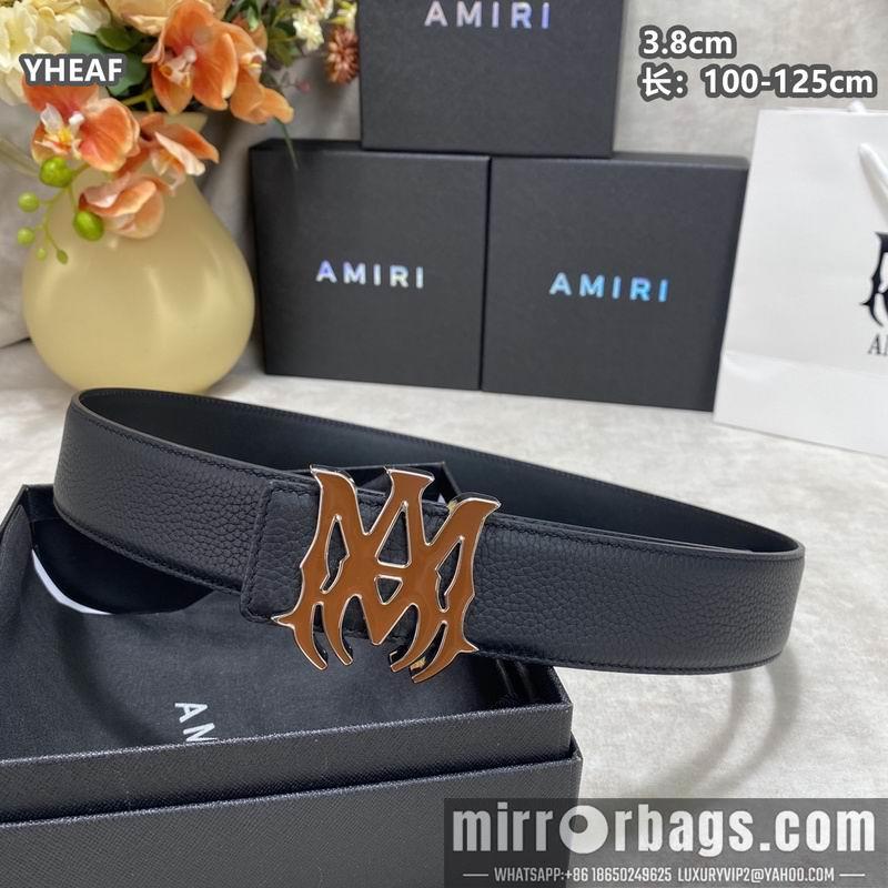 Replica Amiri belt 38mmX100-125cm 8L41
