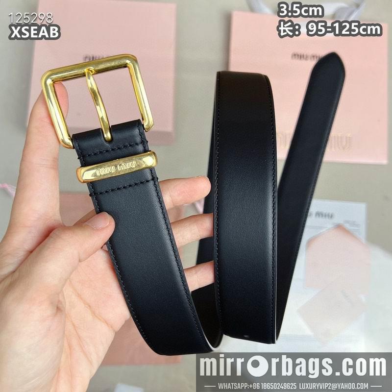 Replica Miumiu belt 35mmX95-125cm 8L05
