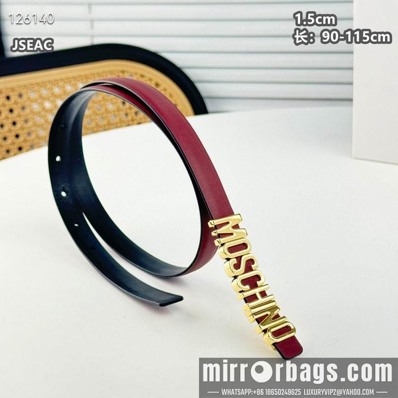Replica Moschino belt 15mmX90-115cm 8L01
