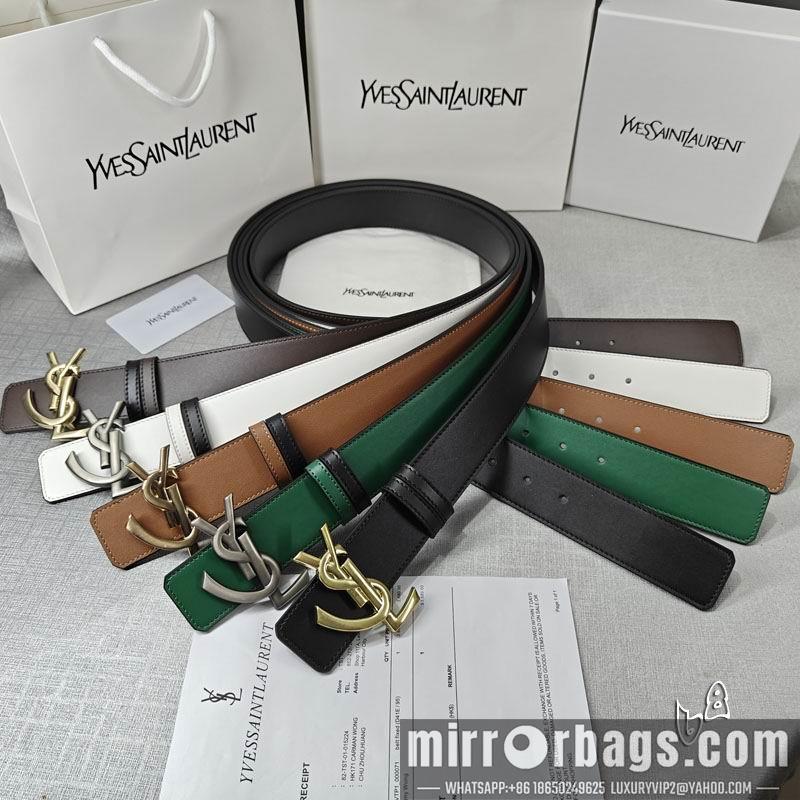 Replica YSL belt 38mmX80-125cm lb082001
