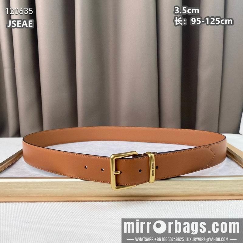 Replica Miumiu belt 35mmX95-125cm 8L072002