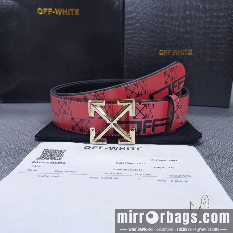 Replica Off White belt 38mmX80-125cm lb082801