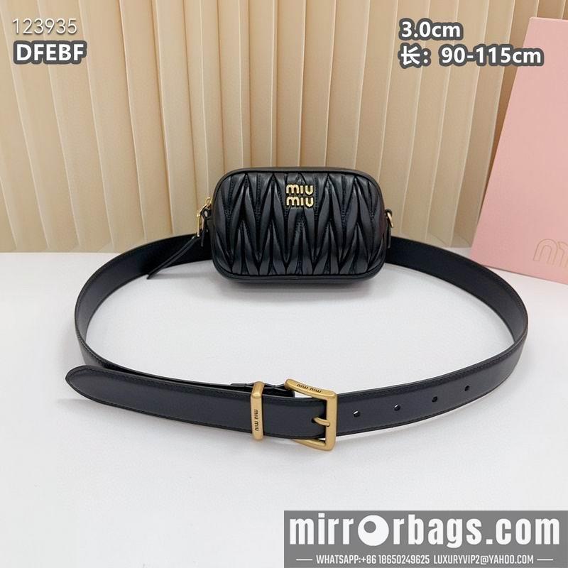 Replica Miumiu belt 30mmX90-115cm 8L03