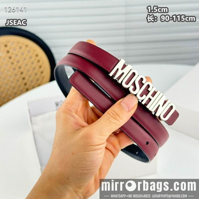 Replica Moschino belt 15mmX90-115cm 8L01