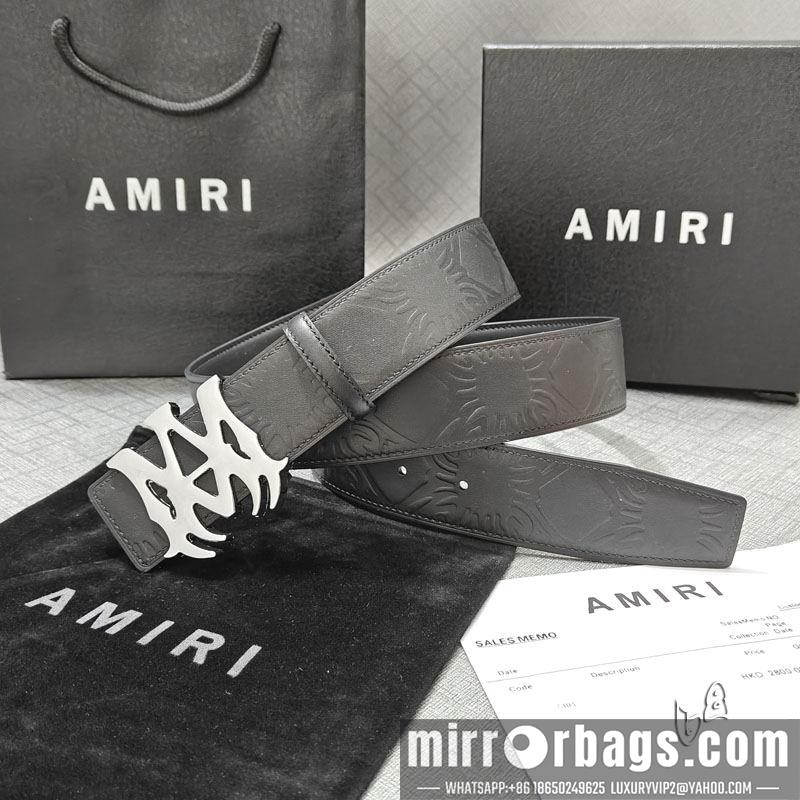 Replica Amiri belt 38mmX90-125cm lb01