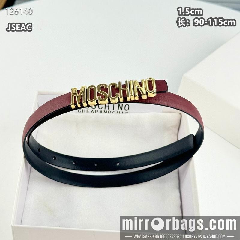 Replica Moschino belt 15mmX90-115cm 8L01