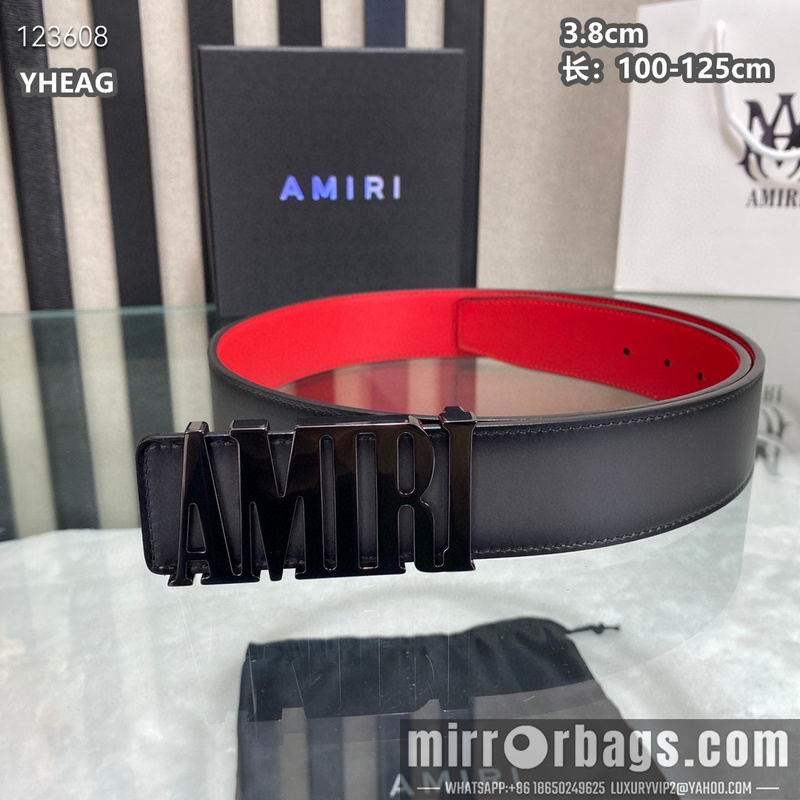 Replica Amiri belt 38mmX100-125cm 8L02