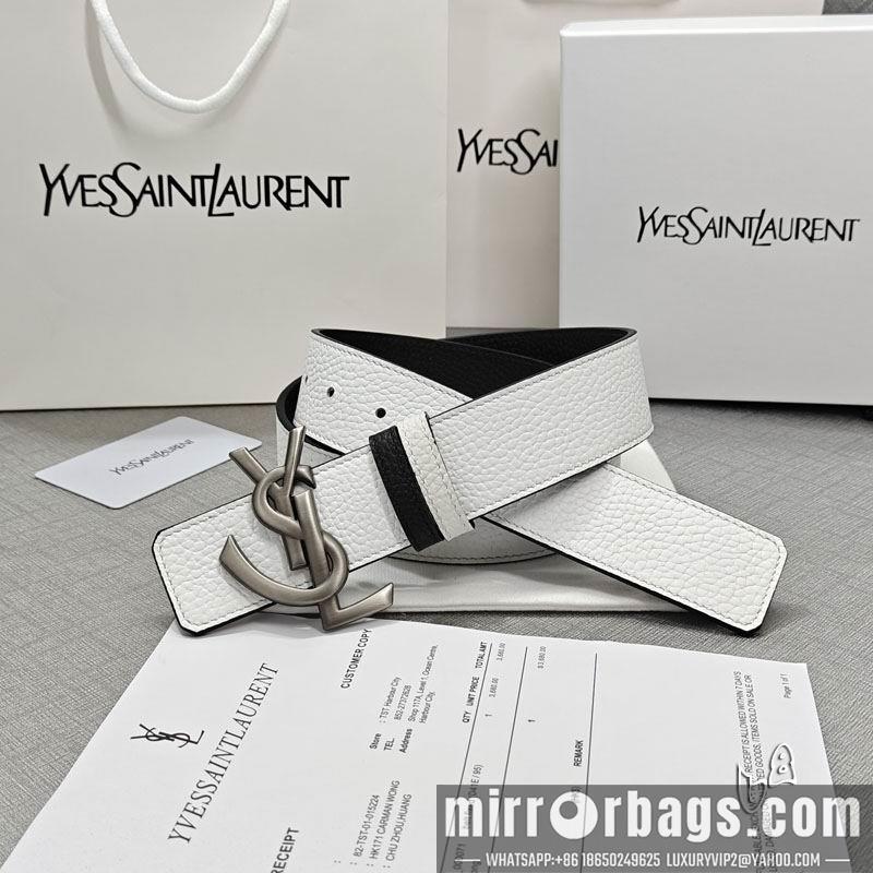 Replica YSL belt 38mmX80-125cm lb082002