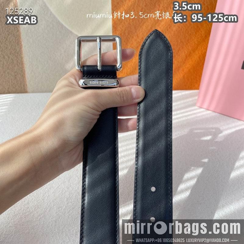 Replica Miumiu belt 35mmX95-125cm 8L05