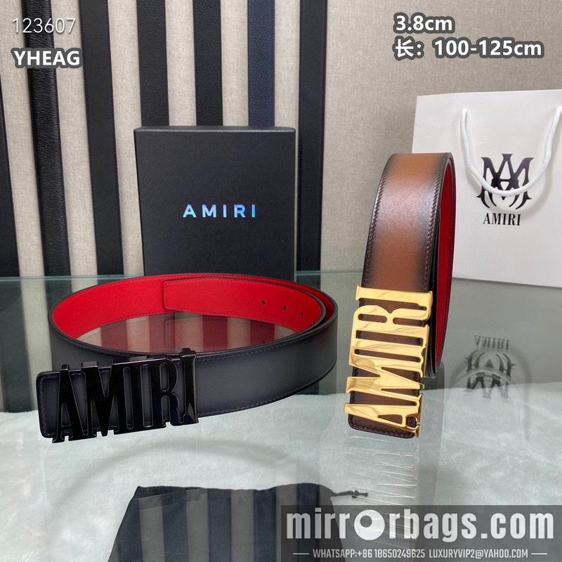 Replica Amiri belt 38mmX100-125cm 8L01