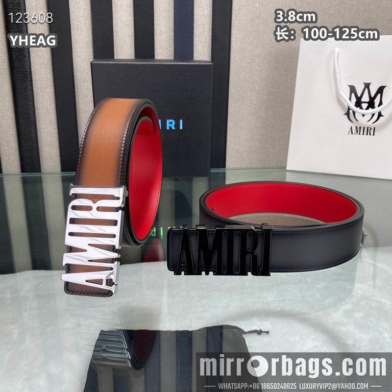 Replica Amiri belt 38mmX100-125cm 8L02