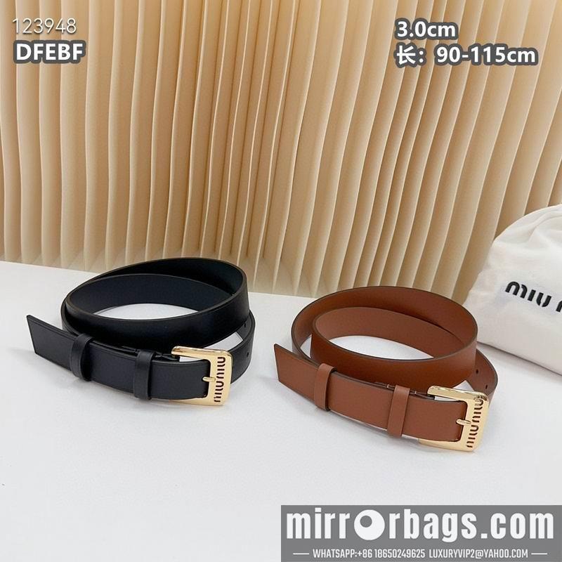 Replica Miumiu belt 30mmX90-115cm 8L01