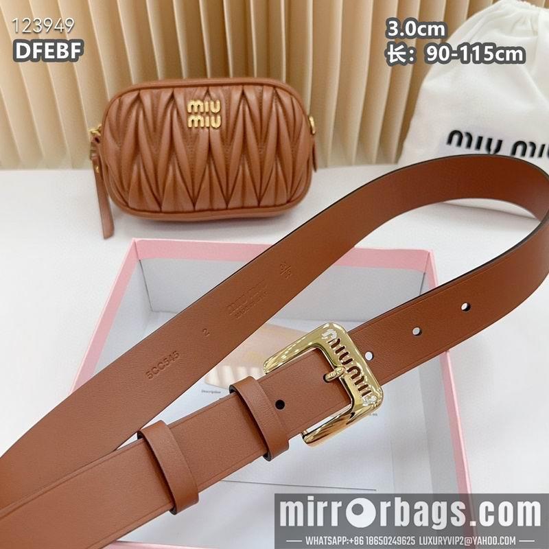 Replica Miumiu belt 30mmX90-115cm 8L01