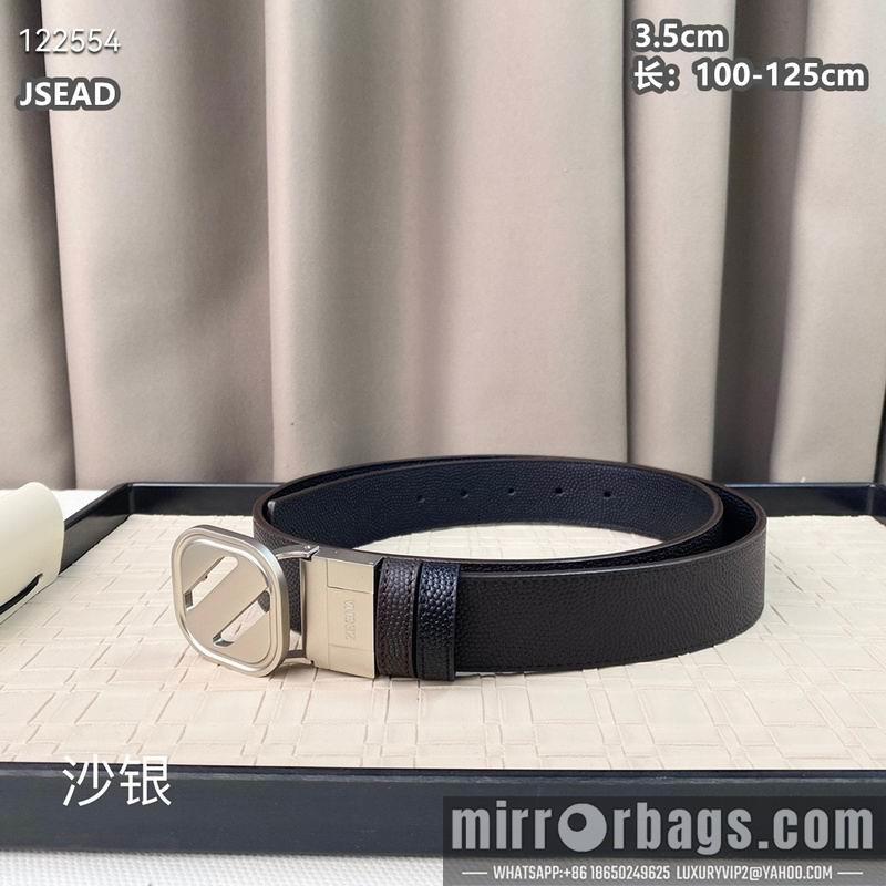 Replica Zegna belt 35mmX100-125cm 8L01
