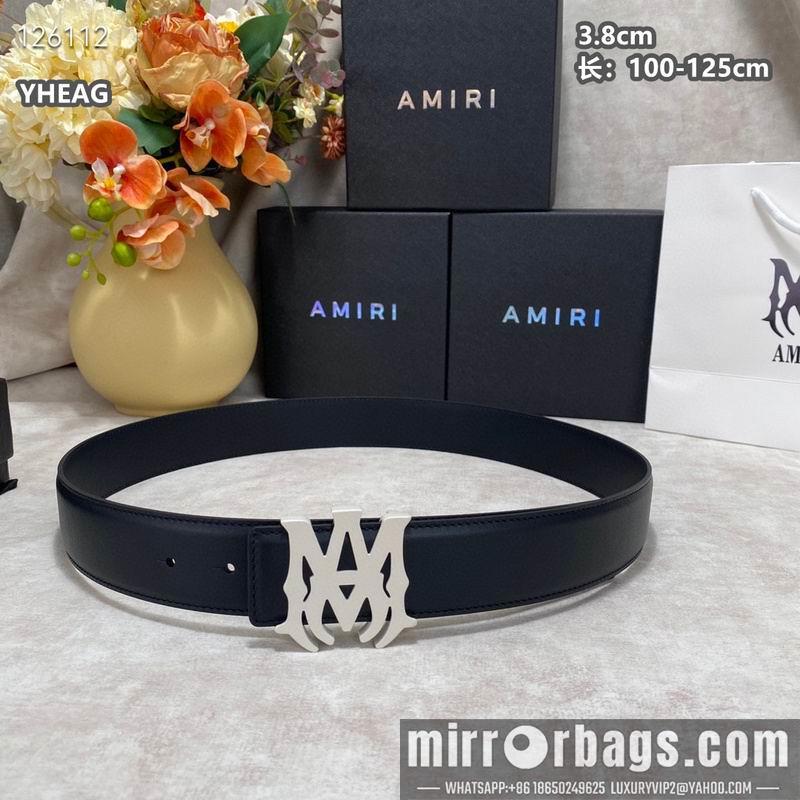 Replica Amiri belt 38mmX100-125cm 8L06