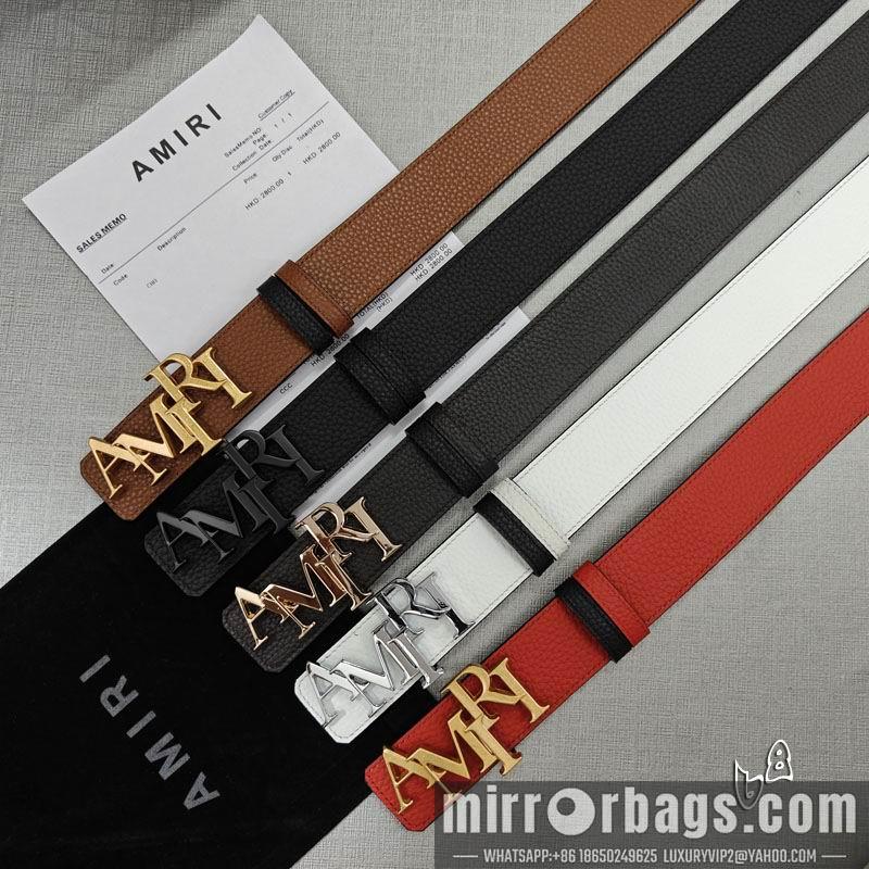 Replica Amiri belt 38mmX90-125cm lb072301