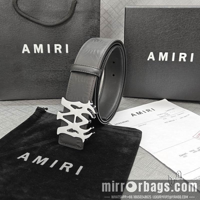 Replica Amiri belt 38mmX90-125cm lb01