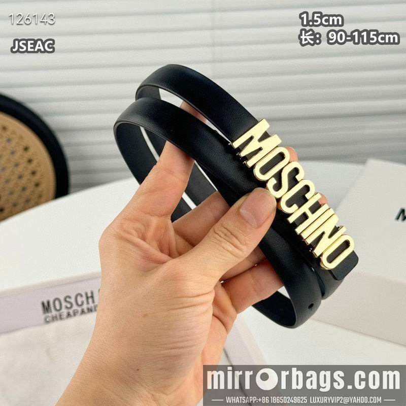Replica Moschino belt 15mmX90-115cm 8L01