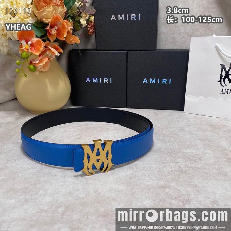 Replica Amiri belt 38mmX100-125cm 8L04