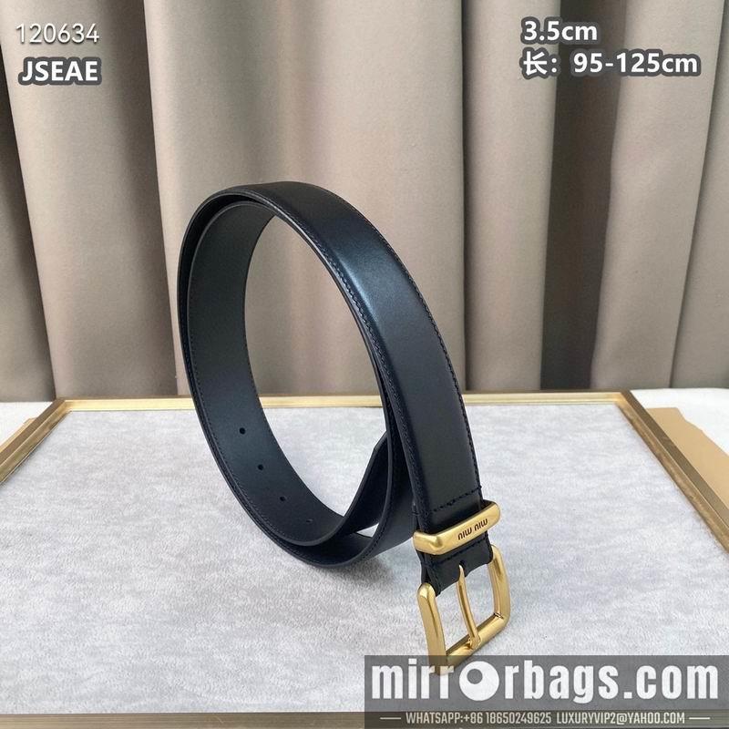 Replica Miumiu belt 35mmX95-125cm 8L072002