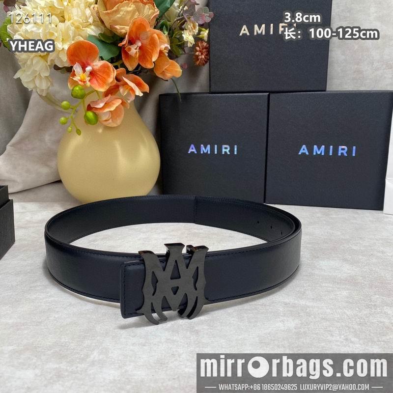 Replica Amiri belt 38mmX100-125cm 8L05