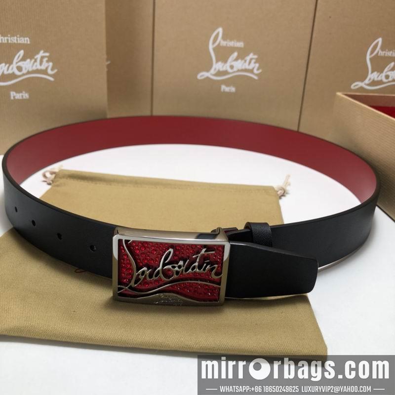 Replica Christian Louboutin belt 35mmX95-125cm 7D02